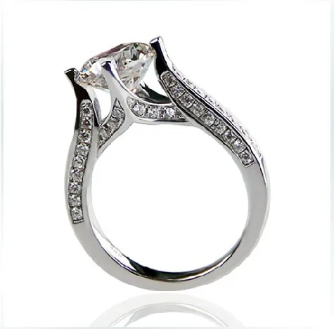 18K White Gold Au750 Wedding Ring 2Ct D Color Diamond Promise Ring Engagement White Gold Ring Last Forever
18K White Gold Au750 Wedding Ring 2Ct D Color Diamond Promise Ring Engagement White Gold Ring Last Forever