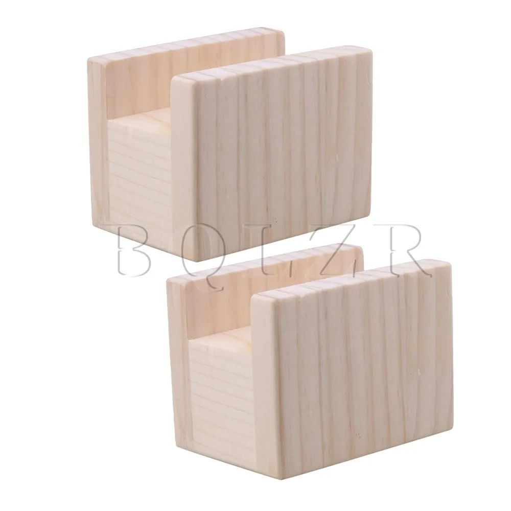 BQLZR 10x7x8.5cm Wood Table Desk Bed Riser Lift Furniture Lifter Storage for 4cm Groove Feet Up to 5cm Lift Pack of 2
BQLZR 10x7x8.5cm Wood Table Desk Bed Riser Lift Furniture Lifter Storage for 4cm Groove Feet Up to 5cm Lift Pack of 2