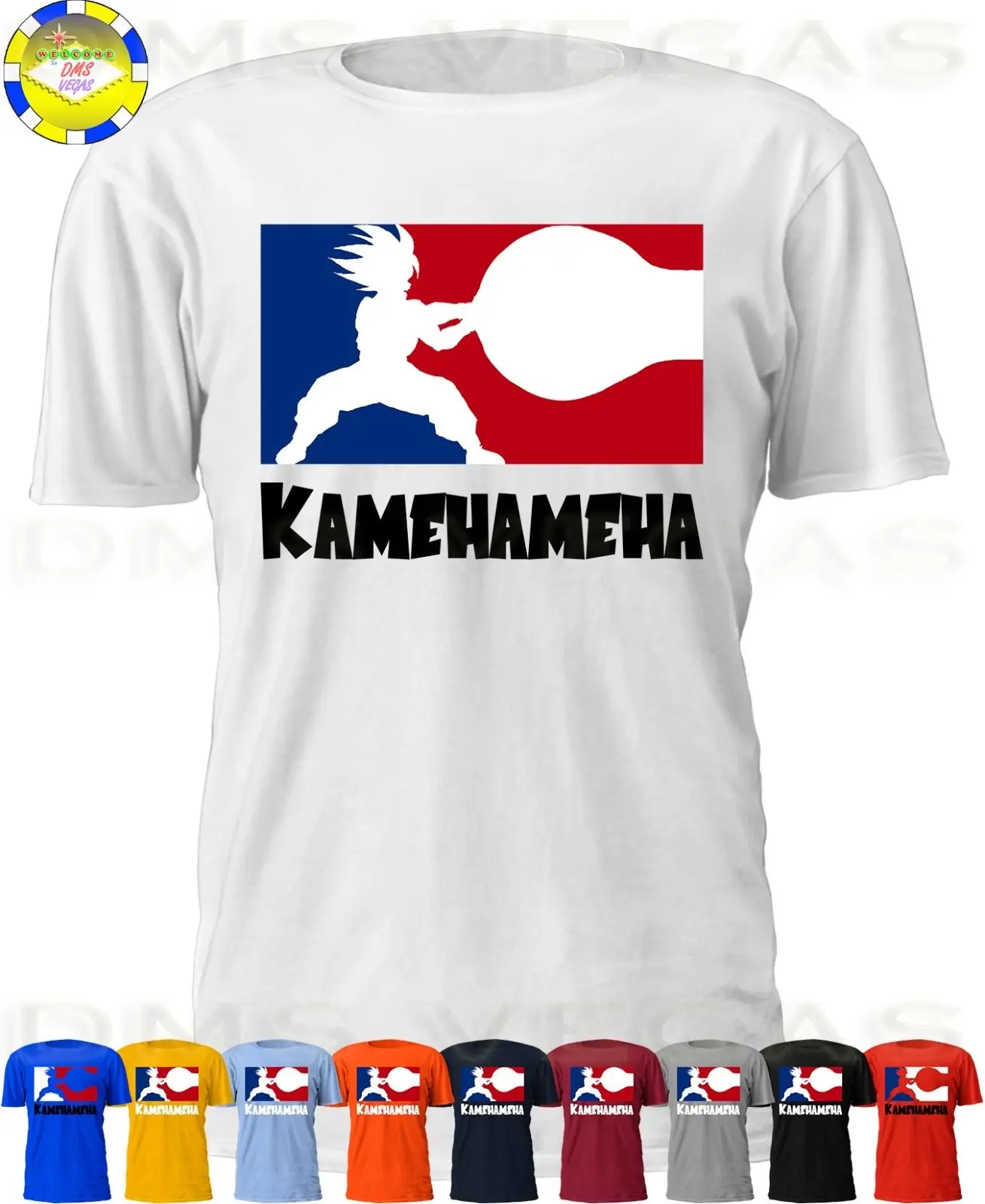 Dragon Ball Z Goku Kamehameha классная футболка потрясающая Мужская Размер S XL игра кино