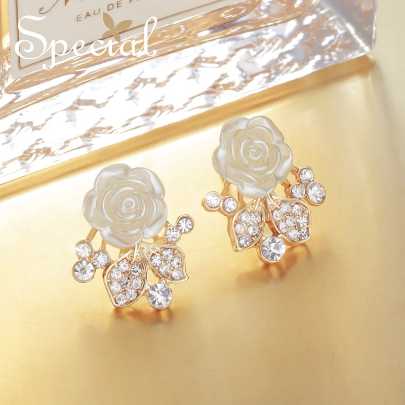 Special European and American flower ear stud female temperament earring pin earring without ear hole ear clip rose
Special European and American flower ear stud female temperament earring pin earring without ear hole ear clip rose