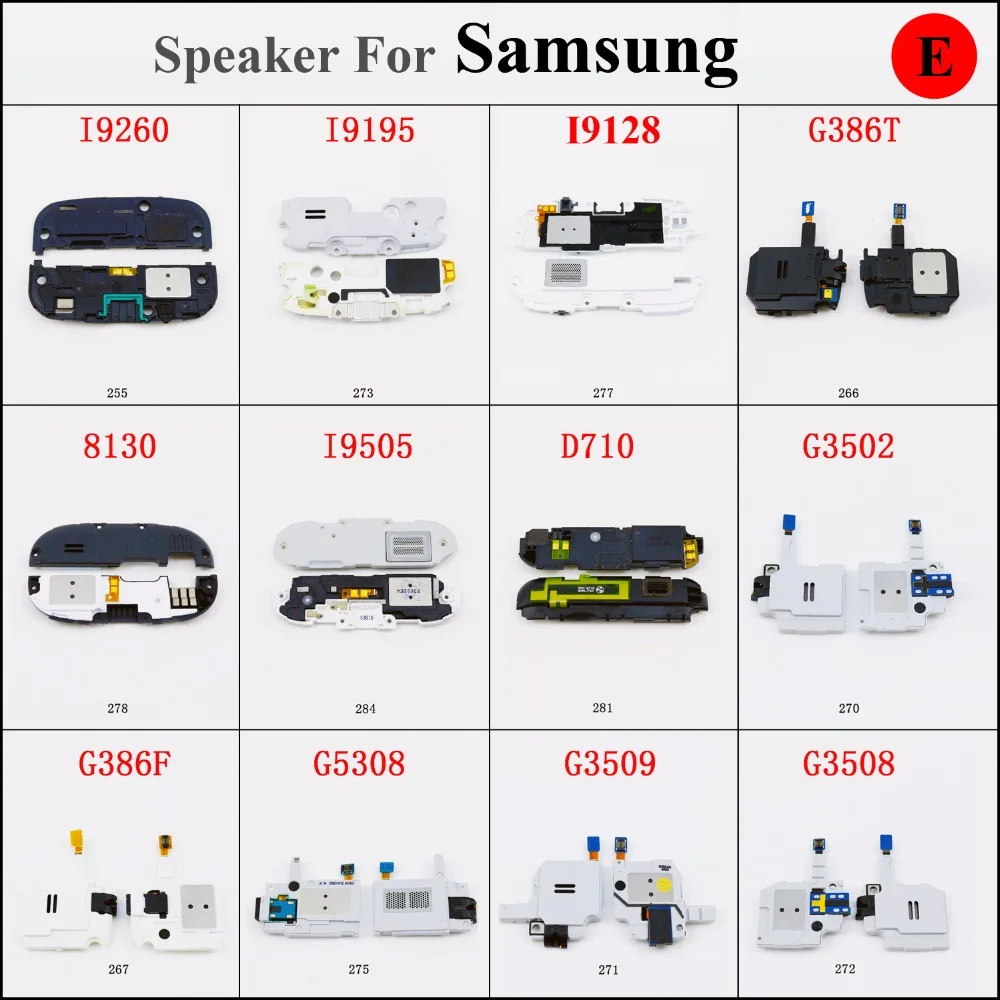 Громкий динамик звонок зуммер для Samsung I9260 I9128 G386T 8130 I9505 D710 G3502 G386F G5308 G3509 G350 S4 mini I9190 I9195 i9192
Громкий динамик звонок зуммер для Samsung I9260 I9128 G386T 8130 I9505 D710 G3502 G386F G5308 G3509 G350 S4 mini I9190 I9195 i9192