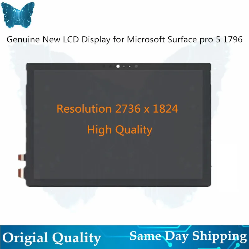 Оригинальный ЖК-дисплей для Microsoft surface pro 5 1796 дисплей сенсорный экран стеклянный дигитайзер в сборе LP123WQ1(SP)(A2)
Оригинальный ЖК-дисплей для Microsoft surface pro 5 1796 дисплей сенсорный экран стеклянный дигитайзер в сборе LP123WQ1(SP)(A2)