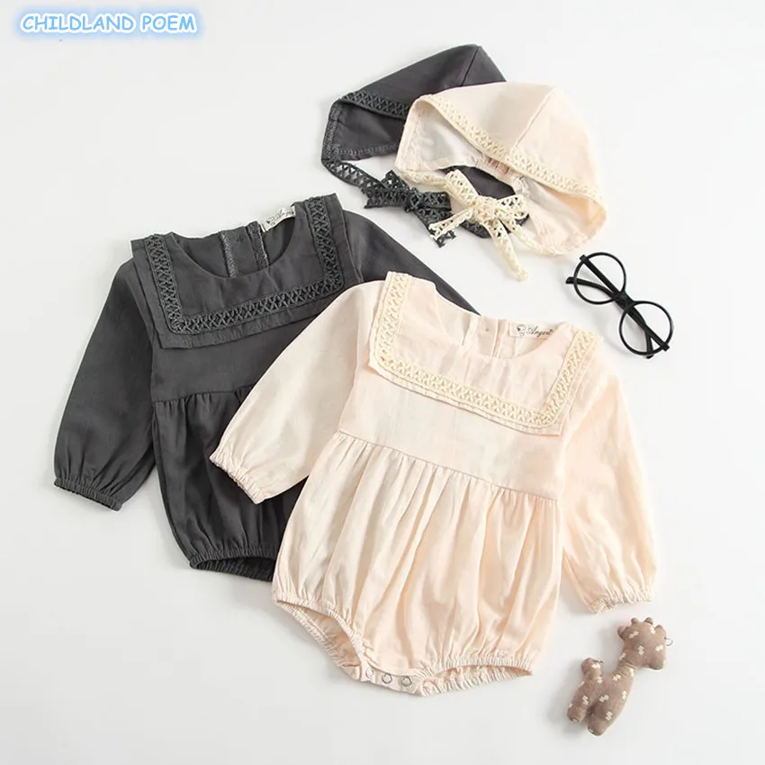 Baby Girl Clothes Summer Autumn Baby Rompers For Girls Long Sleeve Baby Girl Romper Cotton New-born Baby Clothes Set With Hat
Baby Girl Clothes Summer Autumn Baby Rompers For Girls Long Sleeve Baby Girl Romper Cotton New-born Baby Clothes Set With Hat