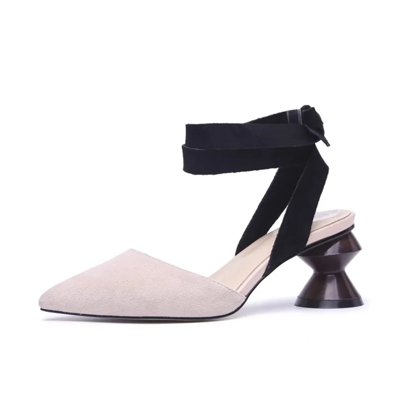 women strange heels pumps summer sexy lady pointed square heels 6 cm mixed color grace flock pumps sandals for party size 34-39
women strange heels pumps summer sexy lady pointed square heels 6 cm mixed color grace flock pumps sandals for party size 34-39
