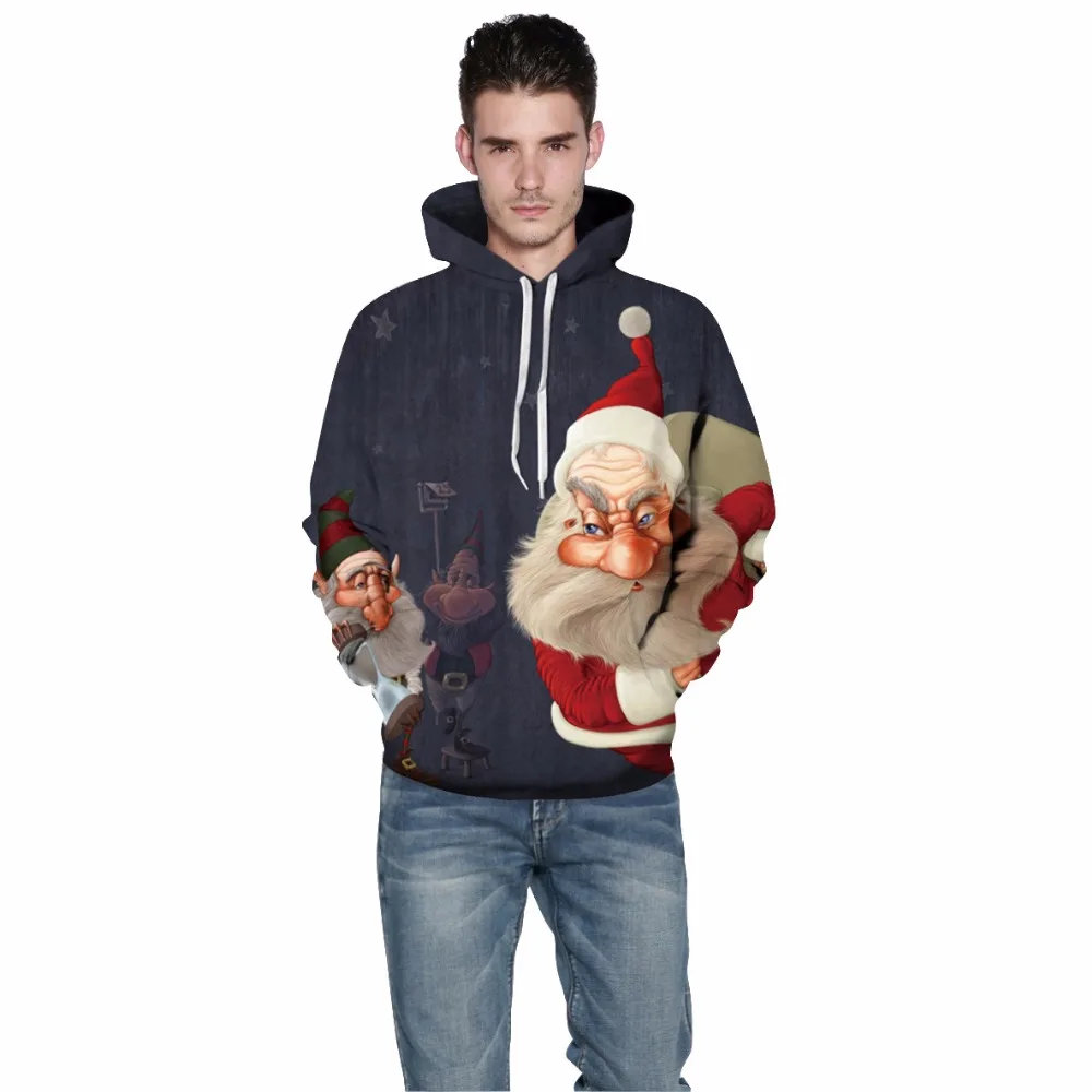 Santa Claus Stereo Three-Dimensional Printing Hoodies European And American Lovers Large Size Uniform Hoodies
Santa Claus Stereo Three-Dimensional Printing Hoodies European And American Lovers Large Size Uniform Hoodies