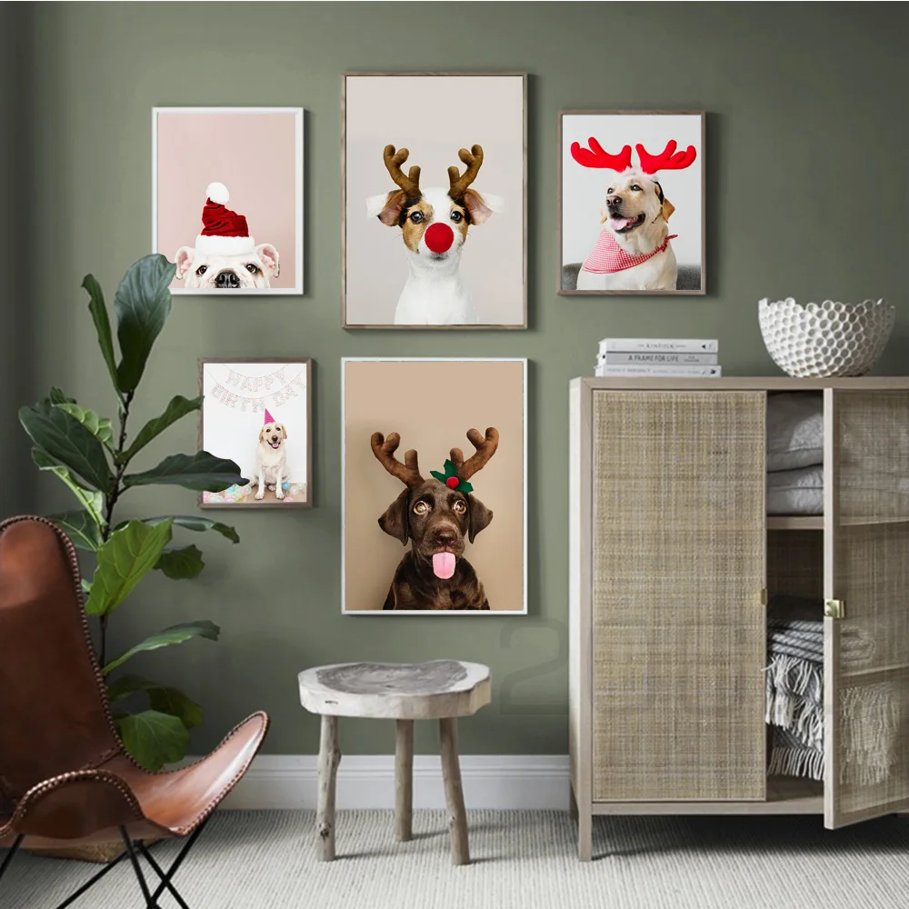 Dog Deer Pet Animal Christmas Poster Nordic Posters and Prints Wall Art Canvas Painting Wall Pictures For Living Room Home Decor
Dog Deer Pet Animal Christmas Poster Nordic Posters and Prints Wall Art Canvas Painting Wall Pictures For Living Room Home Decor