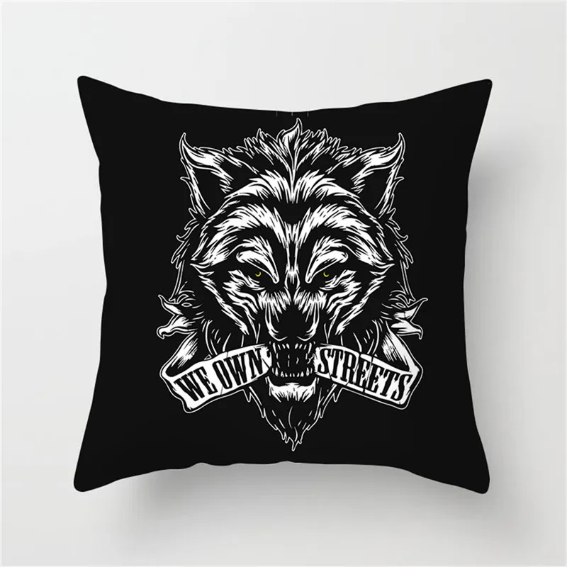 Fuwatacchi Animal Cushion Cover Wolf Head Simple Painting Pillow Cover For Home Sofa Chair Car Decorative White Pillowcases
Fuwatacchi Animal Cushion Cover Wolf Head Simple Painting Pillow Cover For Home Sofa Chair Car Decorative White Pillowcases