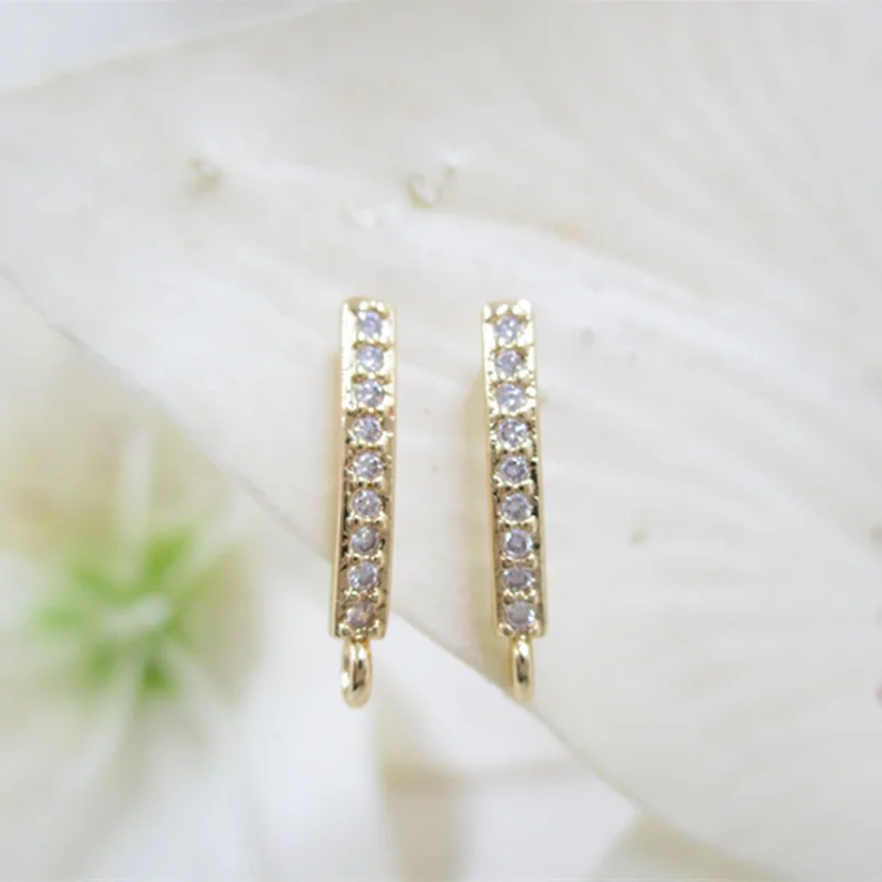 K color Gold filled square zircon drop ring hook gold rectangle hanging Earrings Hooks for making jewelry accessories 2pairs
K color Gold filled square zircon drop ring hook gold rectangle hanging Earrings Hooks for making jewelry accessories 2pairs