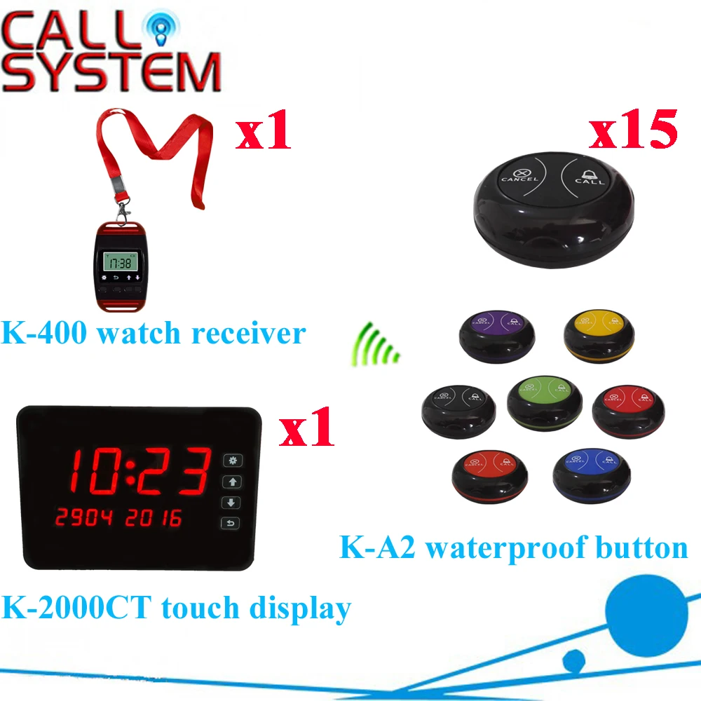 Wireless Communication Calling System For Restaurant Display Watch With Neck Rope Call Bell( 1 display+1 watch+15 call button )
Wireless Communication Calling System For Restaurant Display Watch With Neck Rope Call Bell( 1 display+1 watch+15 call button )