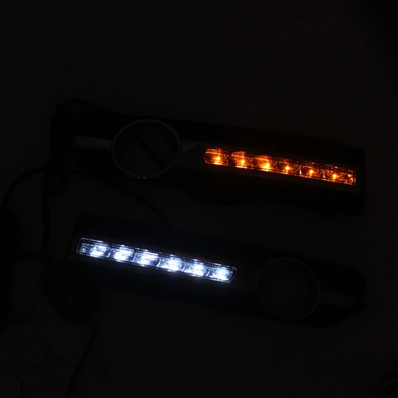 SUNKIA Specific LED Daytime Running light LED Daylight For Volvo S80 LED DRL 2009-2013 with Amber Turn Signal Dimmed Light
SUNKIA Specific LED Daytime Running light LED Daylight For Volvo S80 LED DRL 2009-2013 with Amber Turn Signal Dimmed Light