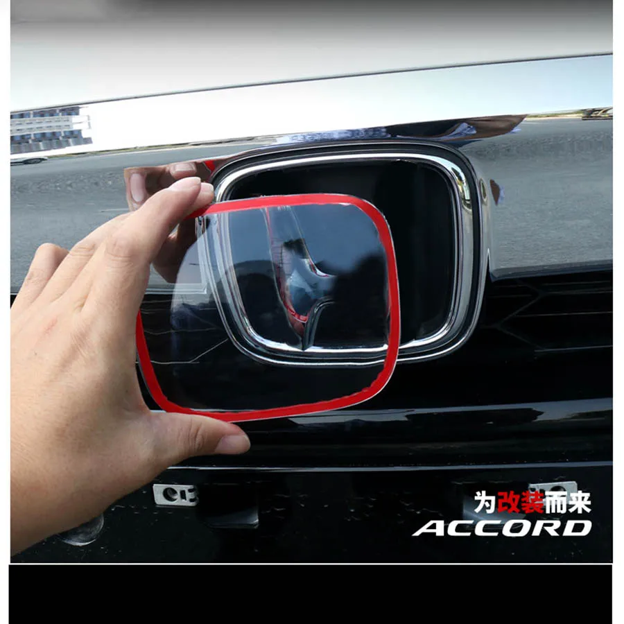 Для Honda Accord UR V XR Odyssey CRV Gerry FIT спереди бейдж с эмблемой Grill Наклейка защитная крышка