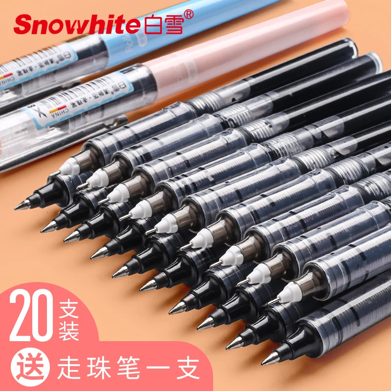 20PCS SNOWHITE Roller Pen Refill N05 0.5mm Straight Liquid Ballpoint Pen Refill Gel Pen Refill Roller Tip Pen 0.5mm
20PCS SNOWHITE Roller Pen Refill N05 0.5mm Straight Liquid Ballpoint Pen Refill Gel Pen Refill Roller Tip Pen 0.5mm