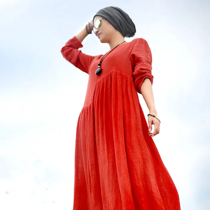 - Summer Casual Long Dress Solid Color Three Quarter Sleeve O-neck Fold Women Dress Clothing White/Black
- Summer Casual Long Dress Solid Color Three Quarter Sleeve O-neck Fold Women Dress Clothing White/Black