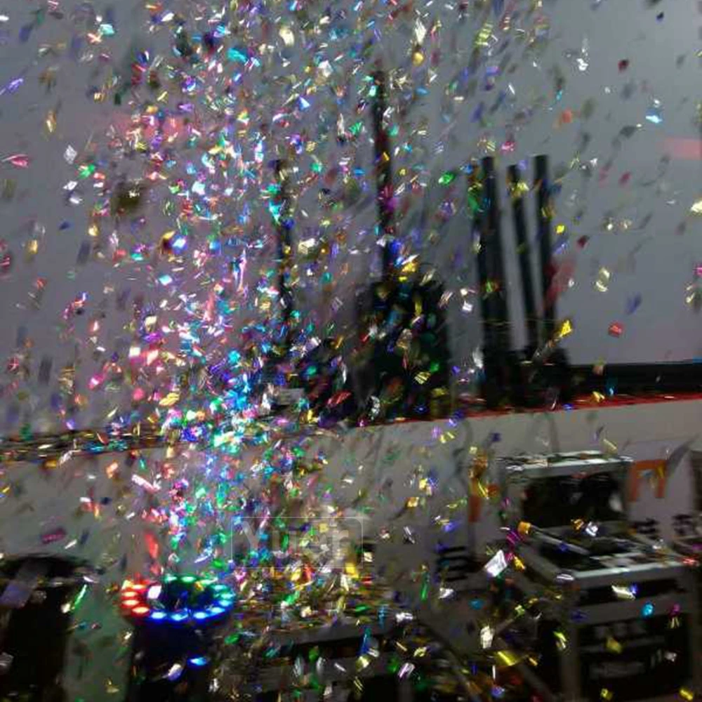 4Pcs/Lot 1200W Confetti Cannon Dmx LED Lights Colorsful Confetti Machine Launcher For Wedding Stage DJ Disco Party Light Show 
4Pcs/Lot 1200W Confetti Cannon Dmx LED Lights Colorsful Confetti Machine Launcher For Wedding Stage DJ Disco Party Light Show