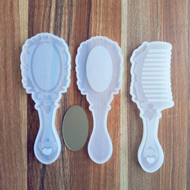 one set Silicone Mold Retro mirror comb Resin Silicone Mould handmade DIY Jewelry Making epoxy resin molds
one set Silicone Mold Retro mirror comb Resin Silicone Mould handmade DIY Jewelry Making epoxy resin molds
