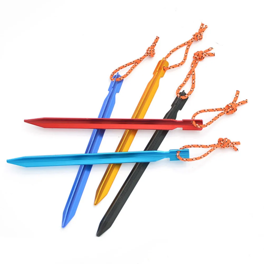 6Pcs 23cm Professional Windproof Tent Pegs Camping Hiking Equipment Outdoor Traveling Aluminum alloy Tent Accessories
6Pcs 23cm Professional Windproof Tent Pegs Camping Hiking Equipment Outdoor Traveling Aluminum alloy Tent Accessories