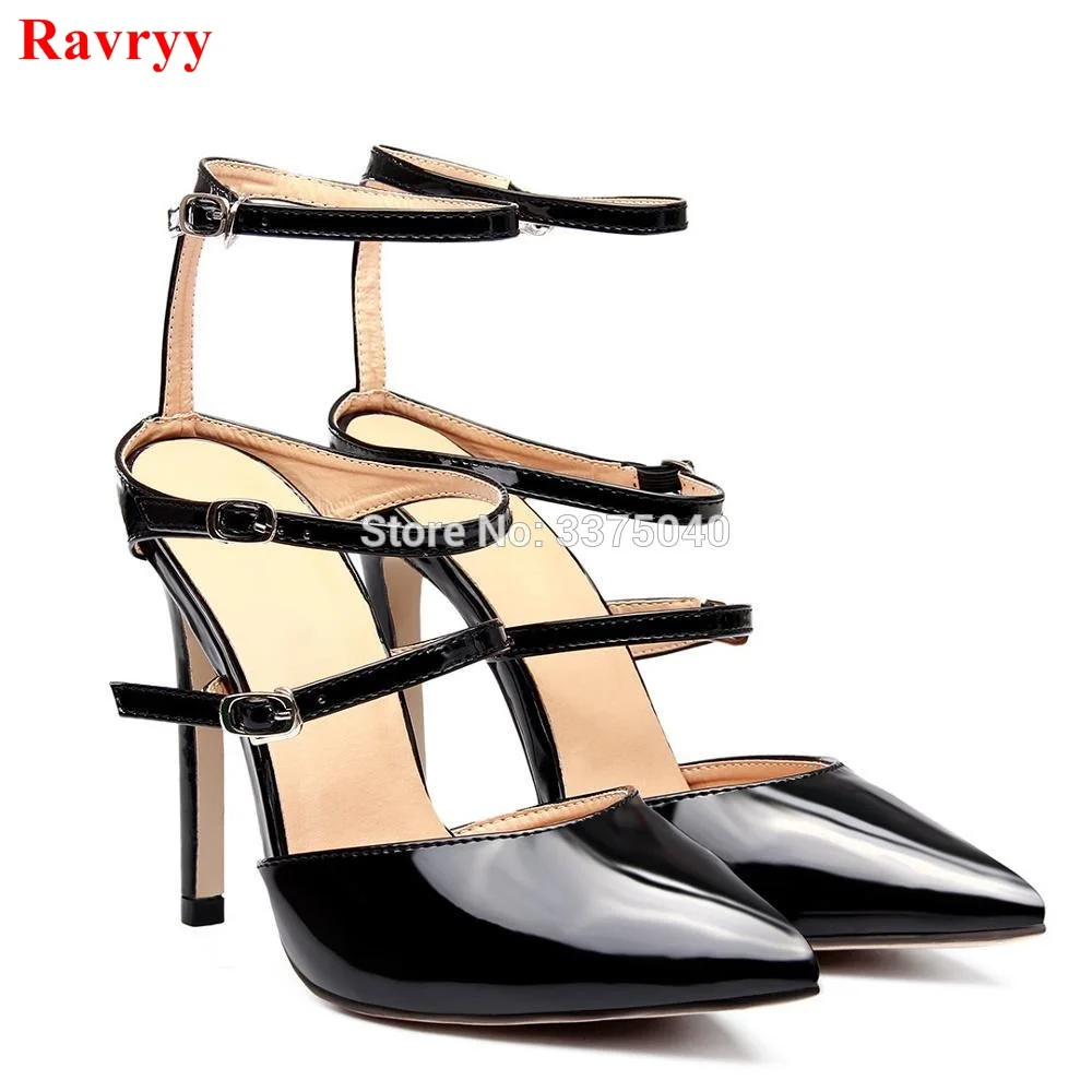 Sexy Pointed Toe Patent Leahter High Heels Pumps Shoes Newest Woman's Buckle Strap Sandals Shoes Party Shoes
Sexy Pointed Toe Patent Leahter High Heels Pumps Shoes Newest Woman's Buckle Strap Sandals Shoes Party Shoes