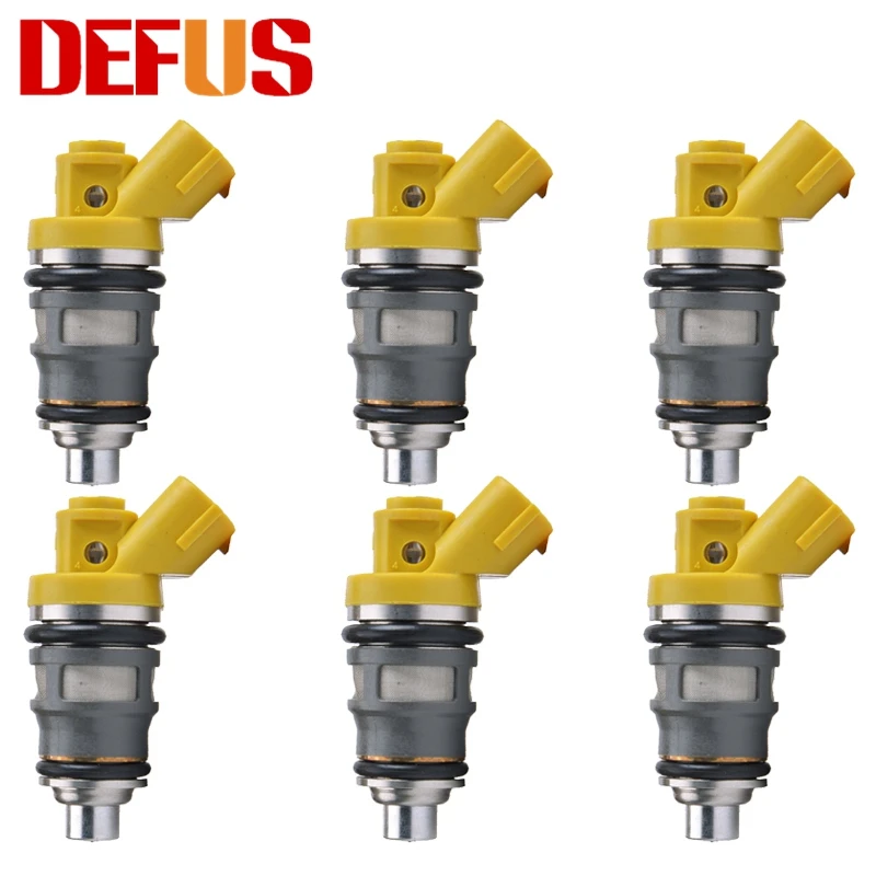 

NEW 6X 1000cc OEM 1001-87091 Fuel Injectors For Toyota Supra JZA70 1JZGTE 1JZ JZA80 2JZGTE 2JZ SIDE FEED Engine Nozzle 100187091