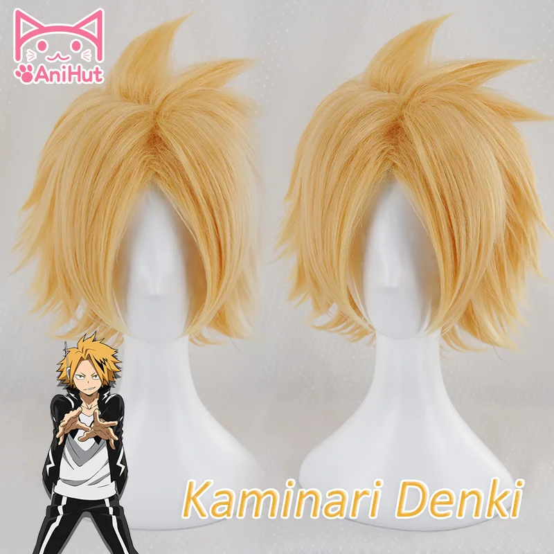 【AniHut】 Denki Kaminari Boku No Hero Academia Anime Cosplay Wig My Hero Academia/Academy Cosplay Hair Denki Kaminari Anime Wigs
【AniHut】 Denki Kaminari Boku No Hero Academia Anime Cosplay Wig My Hero Academia/Academy Cosplay Hair Denki Kaminari Anime Wigs