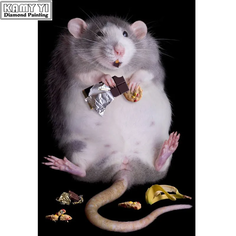 Needlework DIY 5D Diamond Painting Cross Stitch Kits A Greedy Fat Mouse Full Mosaic Diamond Embroidery Home Decor Diamant Gifts
Needlework DIY 5D Diamond Painting Cross Stitch Kits A Greedy Fat Mouse Full Mosaic Diamond Embroidery Home Decor Diamant Gifts
