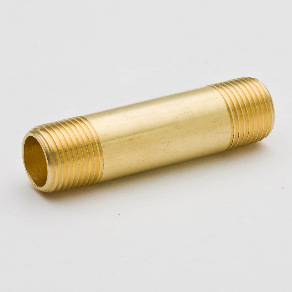 Комплект из 2 латунных фитингов для труб Φ 1/8 "1/4" 3/8 "1/2" 3/4 "NPT наружная