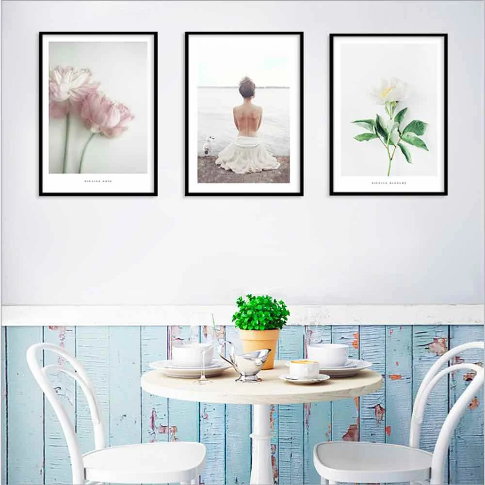 HAOCHU Rose Girl Aesthetic Drawing Canvas Painting Living Room Home Decor Painting Print Poster Simple Nordic Wall Picture
HAOCHU Rose Girl Aesthetic Drawing Canvas Painting Living Room Home Decor Painting Print Poster Simple Nordic Wall Picture
