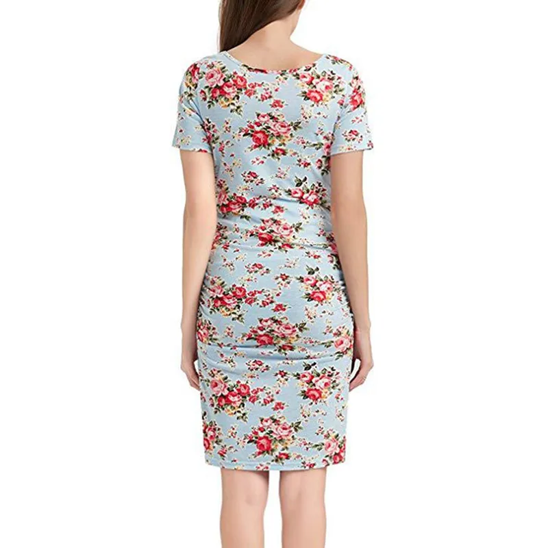 Maternity Dress Floral Print Short Clothes For Pregnant Women Summer Sexy Sheath Dresses Pregnancy Clothing Female Daily Wearing
Maternity Dress Floral Print Short Clothes For Pregnant Women Summer Sexy Sheath Dresses Pregnancy Clothing Female Daily Wearing