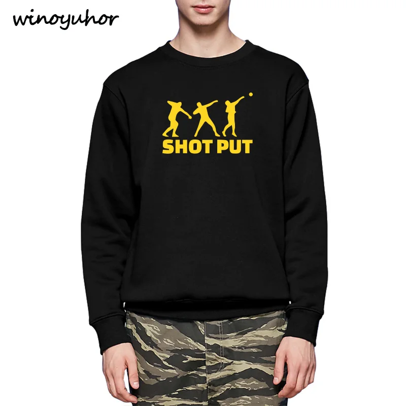 Мужские худи с круглым вырезом Shot Put модные флисовые толстовки в стиле хип-хоп на