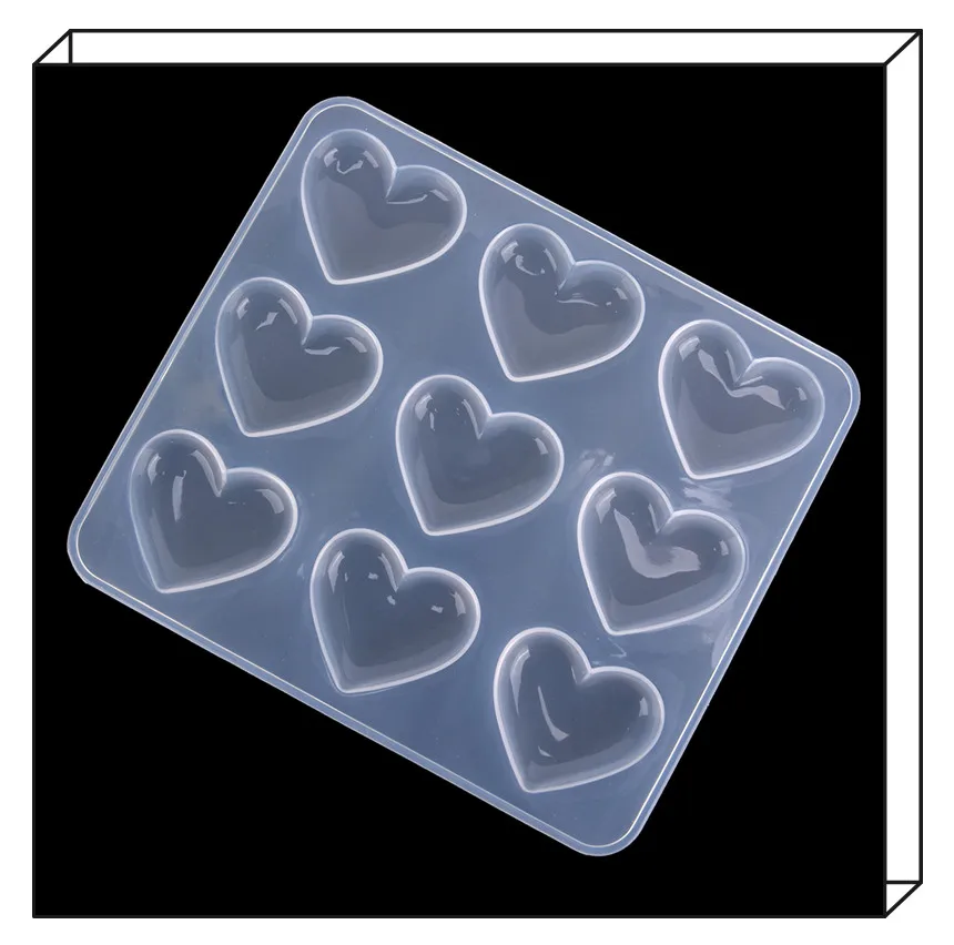 1PC 9-even Heart Shape Silicone Mold For DIY Jewelry UV Resin Pendant Jewelry Making Mold Decorate 
1PC 9-even Heart Shape Silicone Mold For DIY Jewelry UV Resin Pendant Jewelry Making Mold Decorate