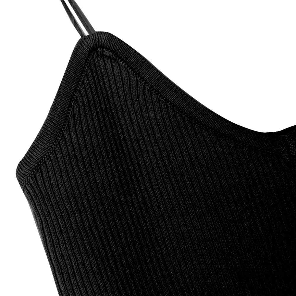 Knitted Tank Tops Bra Women Camisole Simple Vest Stretchable V Neck Slim Sexy Tank Ribbons Strappy 9 Colors
Knitted Tank Tops Bra Women Camisole Simple Vest Stretchable V Neck Slim Sexy Tank Ribbons Strappy 9 Colors
