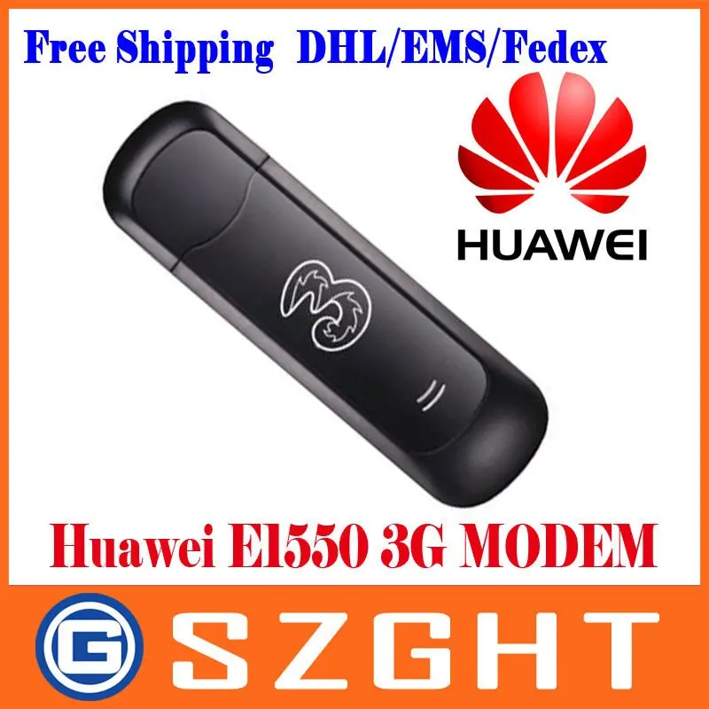 Бесплатная доставка EMS/DHL разблокированный Беспроводной Модем Huawei E1550 3G 3 6 M