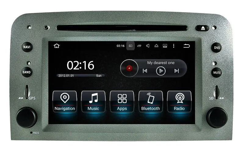 Автомагнитола на Android 8 0 с DVD плеером GPS навигацией для Alfa Romeo 147/GT Bluetooth USB SD картой 4