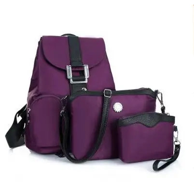Women Bag Set Oxford Waterproof Backpack Mochila Nylon Travel Backpack Casual Rucksack School Bag For Teenage Girls Shoulder Bag 
Women Bag Set Oxford Waterproof Backpack Mochila Nylon Travel Backpack Casual Rucksack School Bag For Teenage Girls Shoulder Bag