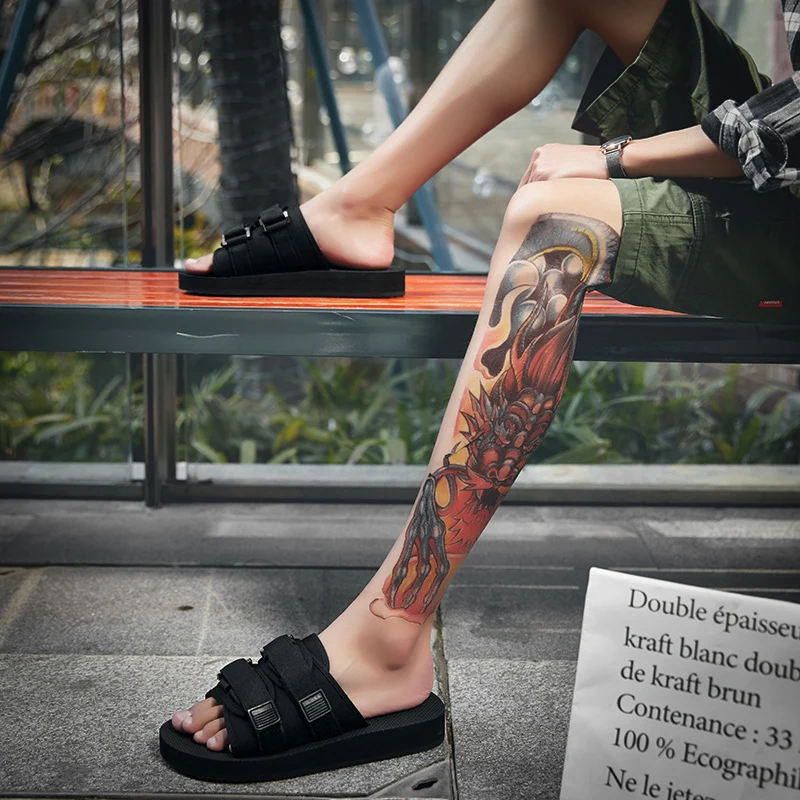 Men's Slippers EVA Men Shoes Women Couple Flip Flops Soft Black Stripes Casual Summer Male sandals Femme beach shoes
Men's Slippers EVA Men Shoes Women Couple Flip Flops Soft Black Stripes Casual Summer Male sandals Femme beach shoes