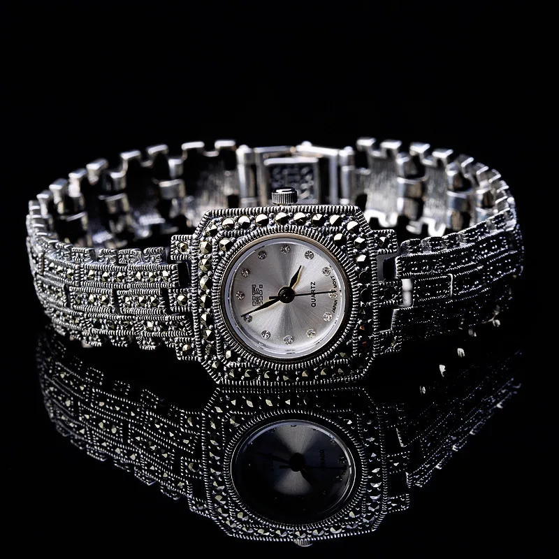 New Limited Edition Classic Elegant S925 Silver Pure Thai Silver Bracelet Watches Thailand Process Rhinestone Bangle Dresswatch
New Limited Edition Classic Elegant S925 Silver Pure Thai Silver Bracelet Watches Thailand Process Rhinestone Bangle Dresswatch