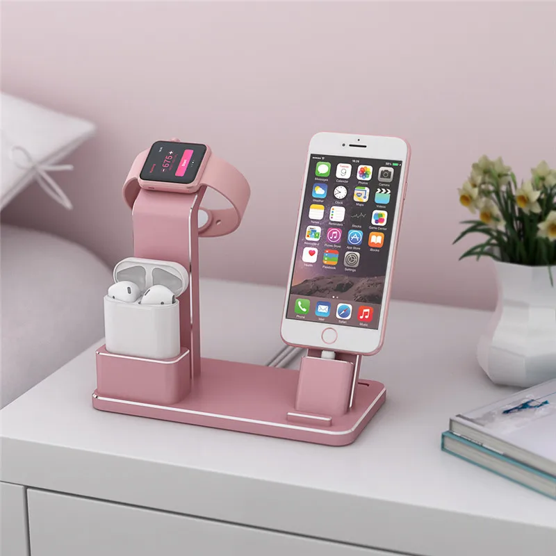 Хит продаж подставка для Apple Watch 4 в 1 Аксессуары airpods зарядная док-станция