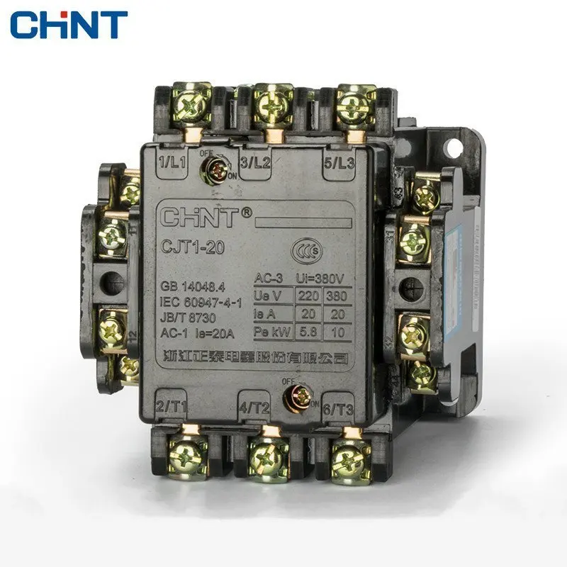 CHINT Communication Contactor CJT1-20 Rate Coil Voltage 36V 110V 127V 220V 380V CDC10-20
CHINT Communication Contactor CJT1-20 Rate Coil Voltage 36V 110V 127V 220V 380V CDC10-20