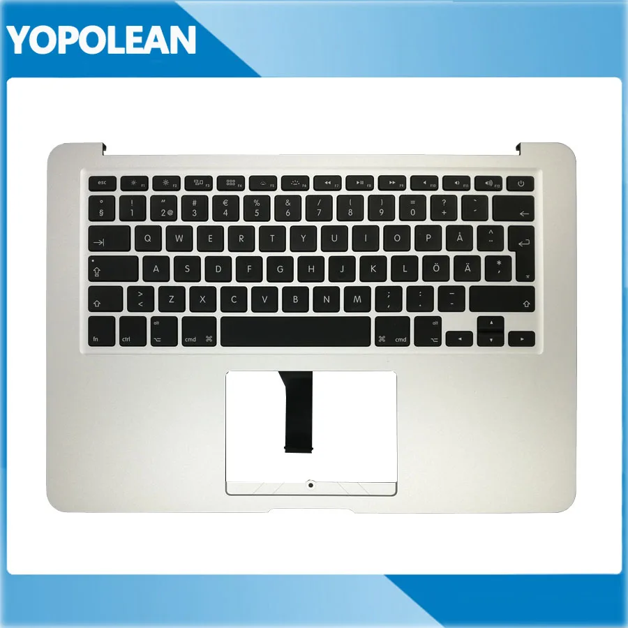 Original Sweden Swedish Top Case Palmrest Keyboard with Backlight For Macbook Air 13" A1466 2013 2014 2015
Original Sweden Swedish Top Case Palmrest Keyboard with Backlight For Macbook Air 13" A1466 2013 2014 2015