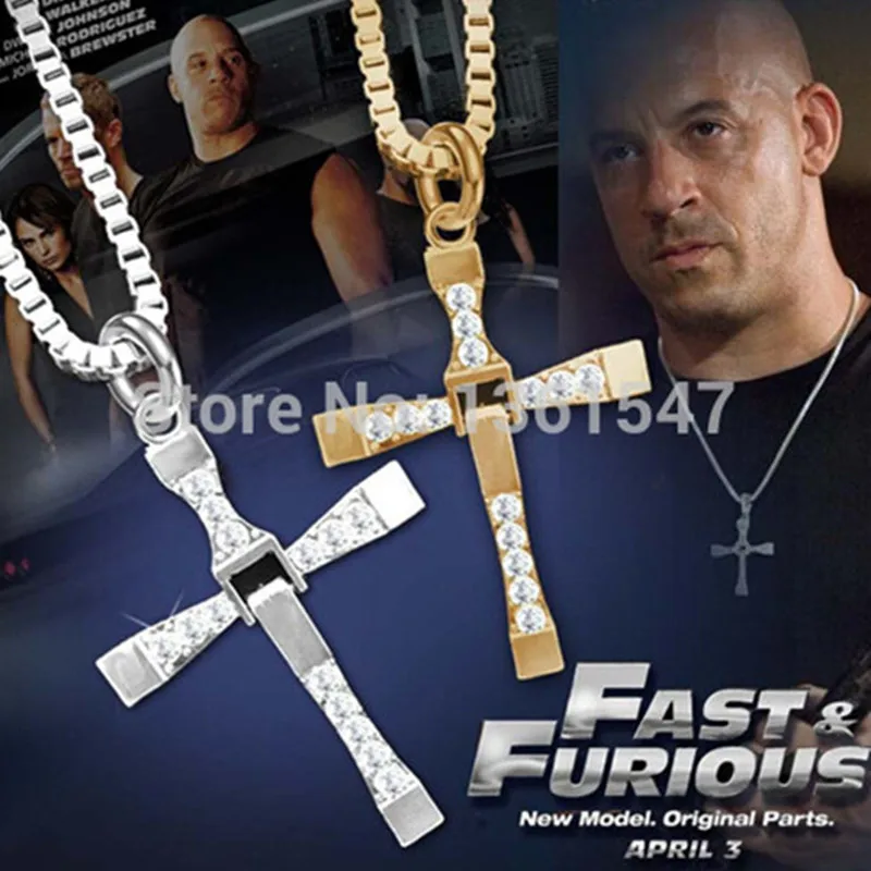500pcs/lot Free Shipping Hot Wholesale Fashion Men Jewleries Alloy Chain Pendant The Fast And The Furious Toretto Cross Necklace
500pcs/lot Free Shipping Hot Wholesale Fashion Men Jewleries Alloy Chain Pendant The Fast And The Furious Toretto Cross Necklace