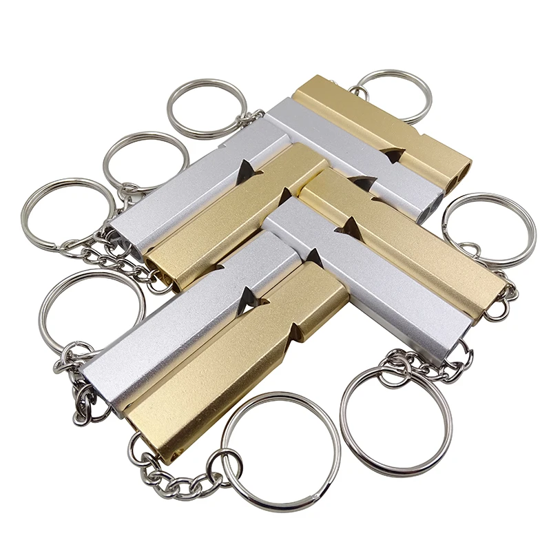 Emergency Aluminum Whistle Survival Whistle Keychain Pocket EDC Tools For Outdoor Camping Hiking Professional Sport Whistle
Emergency Aluminum Whistle Survival Whistle Keychain Pocket EDC Tools For Outdoor Camping Hiking Professional Sport Whistle