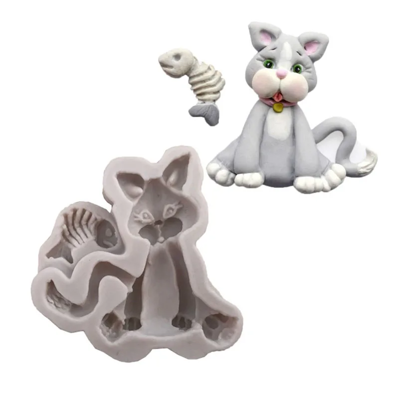 3D Animals Silicone Mold Cat Dog Shape Fondant Cake Mold DIY Cake Decorating Tools Kitchen Accessories
3D Animals Silicone Mold Cat Dog Shape Fondant Cake Mold DIY Cake Decorating Tools Kitchen Accessories