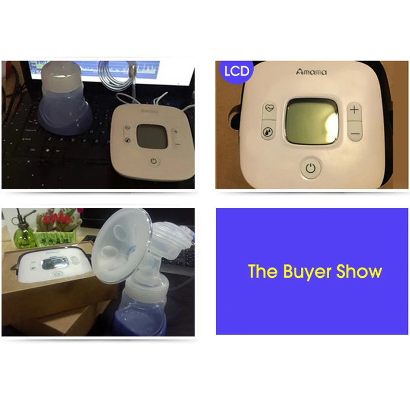 Amama newborn baby smart LCD USB Electric breast pump Ultra-Quiet Portable Breastfeeding Pump with 9 Levels Adjustable Suction
Amama newborn baby smart LCD USB Electric breast pump Ultra-Quiet Portable Breastfeeding Pump with 9 Levels Adjustable Suction