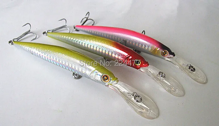13g 11cm Fishing Lure Minnow Bait Floating Bait Fishing Tackle Chinese Hook Salt Water or Fresh Water Cast Plastic Hard Bait
13g 11cm Fishing Lure Minnow Bait Floating Bait Fishing Tackle Chinese Hook Salt Water or Fresh Water Cast Plastic Hard Bait
