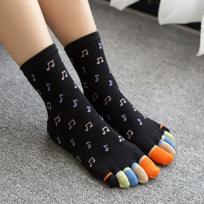 3 Pair Casual Colorful Kawaii 5 Toe Separate Socks Womens 5 Finger Socks Free Shipping Tube Crew Cotton Socks Women
3 Pair Casual Colorful Kawaii 5 Toe Separate Socks Womens 5 Finger Socks Free Shipping Tube Crew Cotton Socks Women