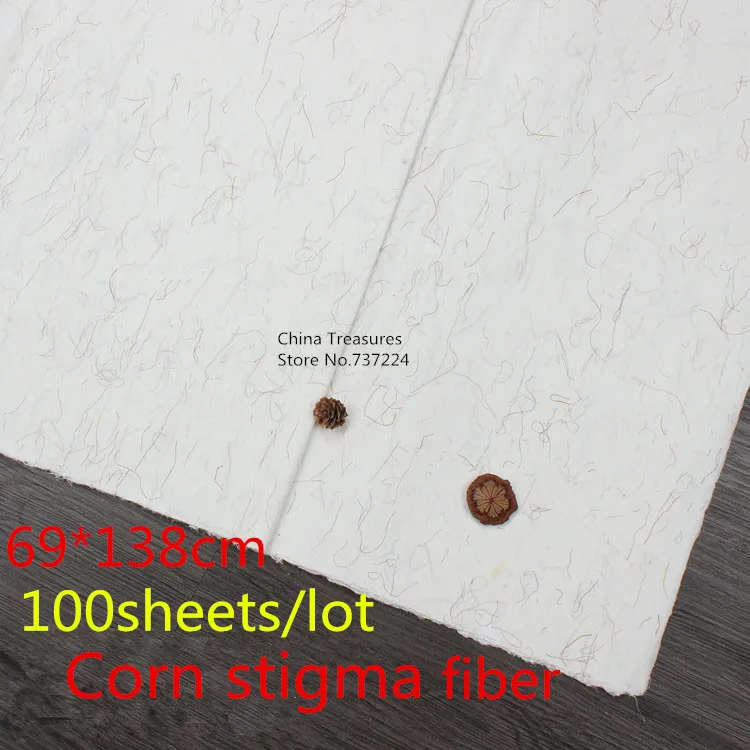 Chinese Painting Rice Paper Calligraphy Writing Paper Corn Stigma Fiber Xuan Paper Yunlong Mulberry Paper Handmade
Chinese Painting Rice Paper Calligraphy Writing Paper Corn Stigma Fiber Xuan Paper Yunlong Mulberry Paper Handmade