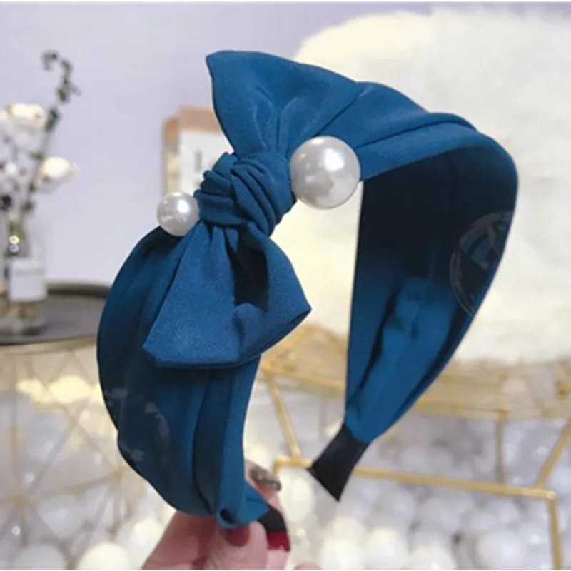 Side Bow Knotted Headband Pearls for Women Hair Accessories Solid Hairband Korean Girls Bow Head Band Adults Headwear
Side Bow Knotted Headband Pearls for Women Hair Accessories Solid Hairband Korean Girls Bow Head Band Adults Headwear