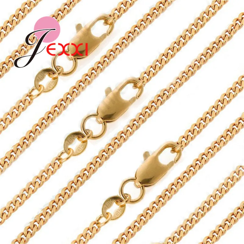 Wholesale 10PCS Necklace Chain 16-30" Yellow Gold Filled Chain Flat Curb Necklace Sets Of Pendant Men's Jewelry Gift
Wholesale 10PCS Necklace Chain 16-30" Yellow Gold Filled Chain Flat Curb Necklace Sets Of Pendant Men's Jewelry Gift
