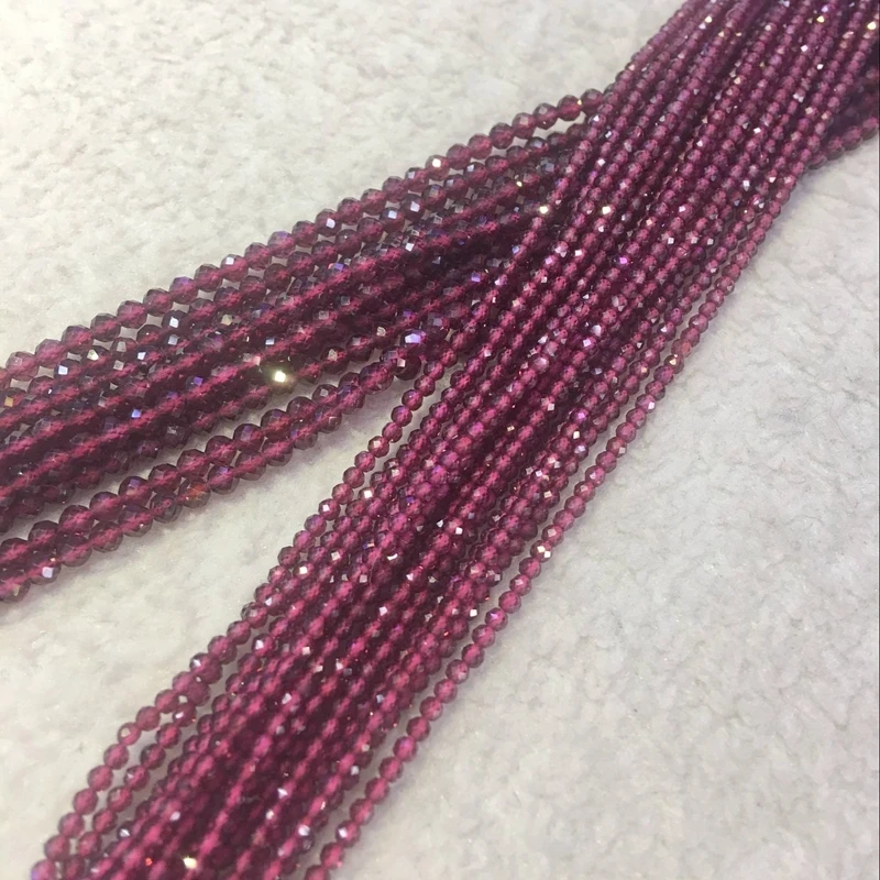 2-3MM 2Strands/Pack Cut Face AA Natural Garnet Semi-precious Stone Loose Jewelry Beads
2-3MM 2Strands/Pack Cut Face AA Natural Garnet Semi-precious Stone Loose Jewelry Beads