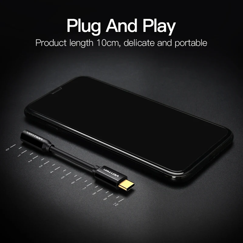 Vention USB Type C-3 5 мм адаптер для наушников USB-C штекер 3 AUX аудио разъем Xiaomi 6 Mi6 MIX 2 Huawei
