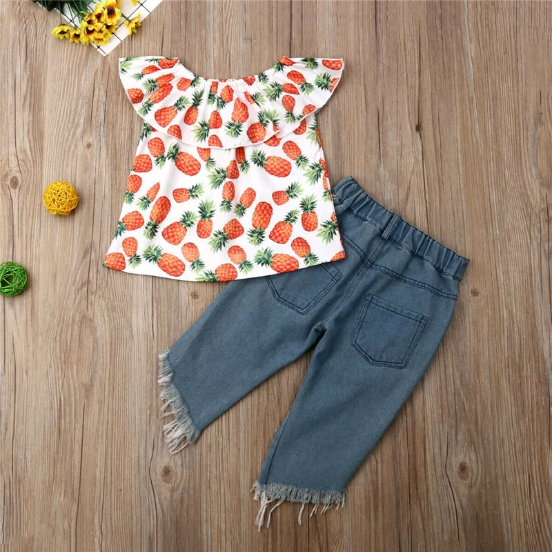 PUDCOCO Newest 2020 Toddler Kid Girl Clothes Sets Casual Off Shoulder Tops Tee Denim Jeans Child Girls Outfit Set 1-6T
PUDCOCO Newest 2020 Toddler Kid Girl Clothes Sets Casual Off Shoulder Tops Tee Denim Jeans Child Girls Outfit Set 1-6T